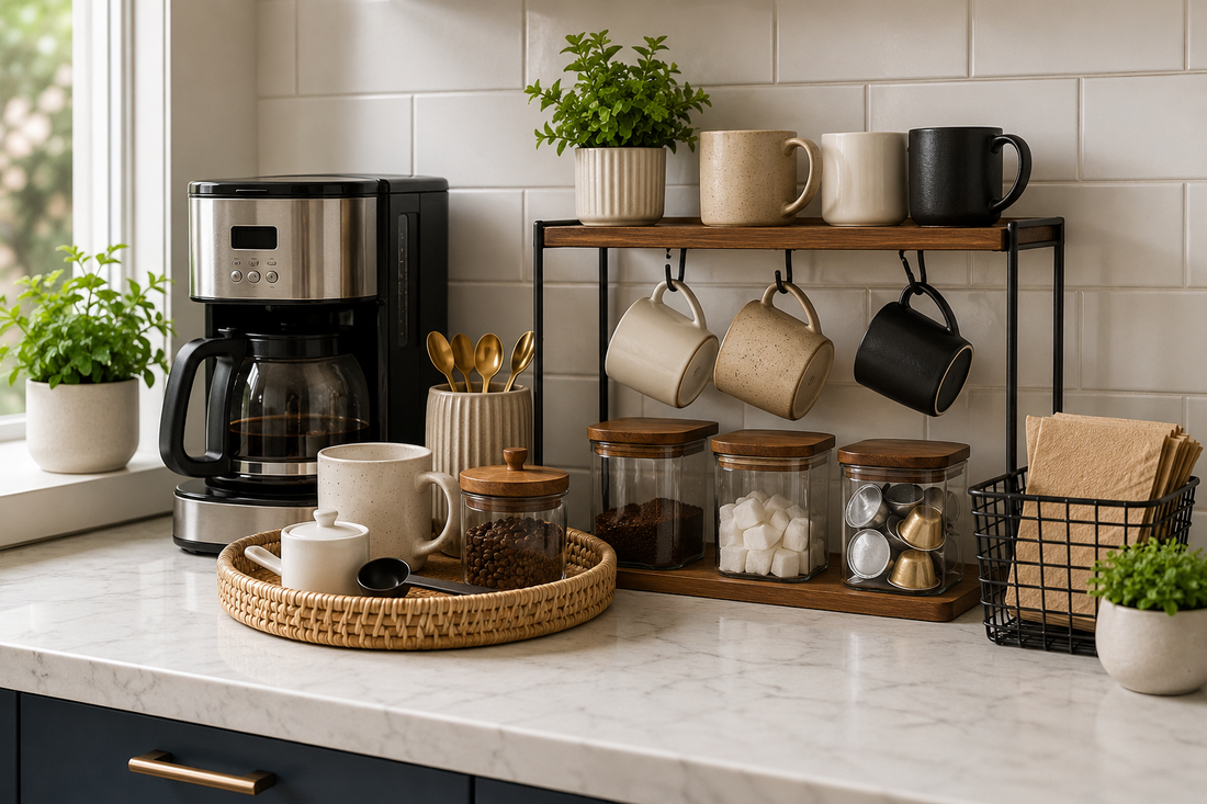 How to Create a Calm Coffee Station in a Small Kitchen