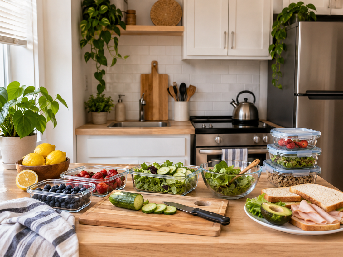 How to Set Up a Summer Meal Prep Zone in a Small Kitchen