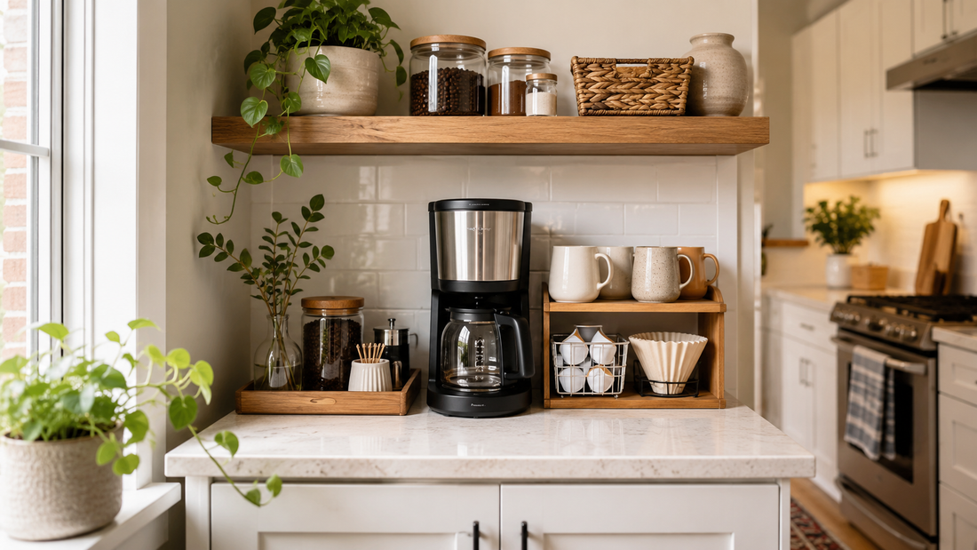7 Easy Ways to Organize a Small Coffee Station
