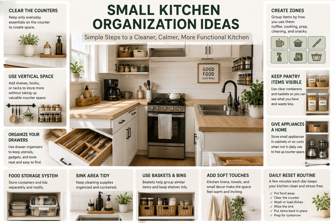 The Small-Kitchen Reset: Simple Ways to Make Your Kitchen Feel Cleaner and Easier to Use