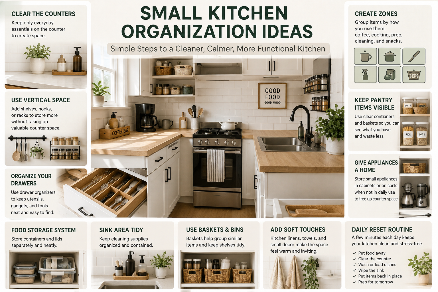 The Small-Kitchen Reset: Simple Ways to Make Your Kitchen Feel Cleaner and Easier to Use