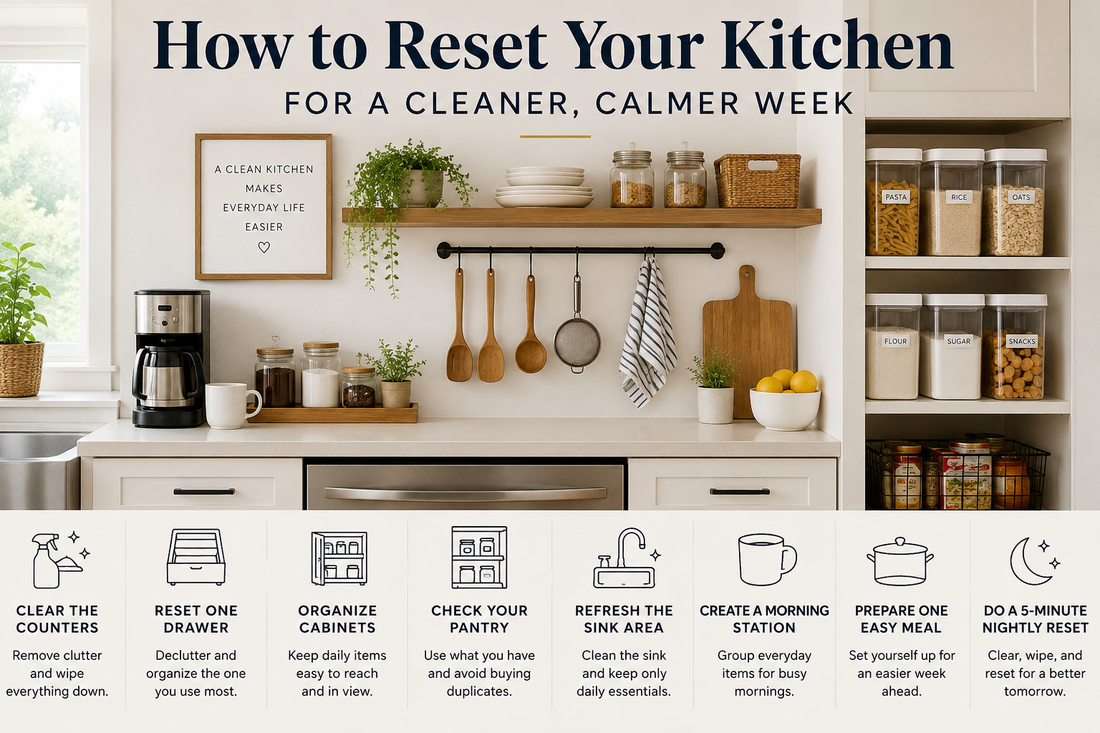 How to Reset Your Kitchen for a Cleaner, Calmer Week
