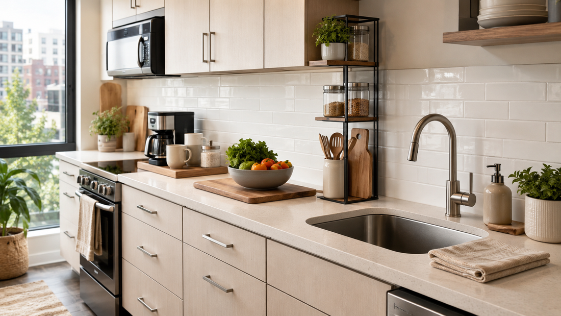 The Countertop Rule That Makes a Small Kitchen Feel Bigger