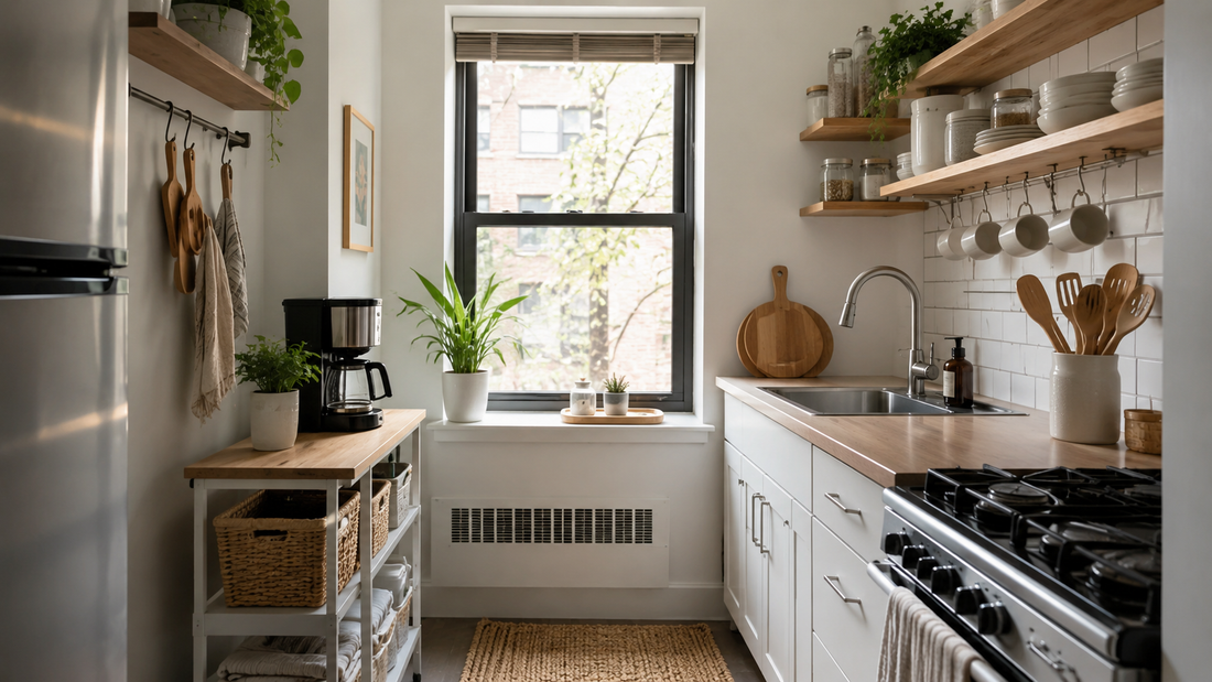 How to Make a Small Kitchen Feel Less Crowded Without Remodeling