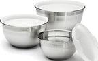 Cuisinart Mixing Bowl Set, Nesting Bowls, Stainless Steel, 3-Piece - Image 2