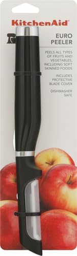 KitchenAid Classic Euro Peeler, 8.6 inches, Black