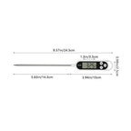 1/3pcs Candy Thermometer Digital Instant Read for Meat Kitchen Cooking Food Oil Deep Fry BBQ Grill Smoker (6, 9.4in)