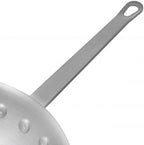 12” Aluminum Frying Pan with Plated Iron Riveted Handle Pan for Restaurants and Cafes Egg Pan Omelet Pans Professional Cookware Commercial Grade Mirror-Finish