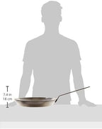 Matfer Bourgeat Black Carbon Steel Frying Pan, 15 3/4"