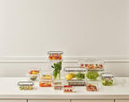 Airtight Food Storage Container With Lid (45.6oz) BPA-Free | Meal Prep | Microwave, Freezer and Dishwasher Safe | Leak-Proof | Kitchen Fridge Organizer Boxes | lids airtight sealing