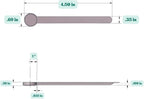 1/4 Teaspoon (1.25 mL) Long Handle Scoop for Measuring Coffee, Pet Food, Grains, Protein, Spices and Other Dry Goods (Pack of 1)