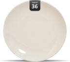 Stoneware Coupe Commercial Grade Dinnerware, Ivory, Plate 7.25", Case of 36