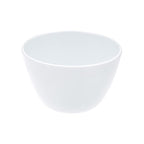 Amazon Basics Round Melamine Bowl, 8 oz, White, 6 Piece Set