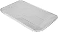 Restaurantware-LIDS ONLY: 25 Foil Pan Lids, Fits Full Size Steam Table Lid, Oven-Ready Tray Lids, Freezable, Silver Aluminum Disposable Turkey Pan Covers, Pans Sold Separately