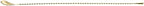 Barfly Teardrop Bar Spoon, End 19 5/8" (50 cm), Gold