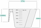 1 Cup (8 Oz. | 250 mL) Scoop for Measuring Coffee, Pet Food, Grains, Protein, Spices and Other Dry Goods (Pack of 10)
