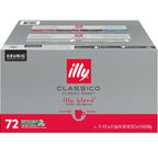Illy Coffee K Cups - Pods For Keurig Machines – Classico Roast - Caramel, Orange Blossom & Jasmine - Mild, Flavorful & Balanced Flavor - No Preservatives – 72 Count