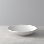 Villeroy & Boch Manufacture Rock Blanc 12-Piece Dinnerware Set, Service for 4, Dinner Plates, Salad Plates & Pasta Bowls, Premium Porcelain, Made in Germany, Matte White