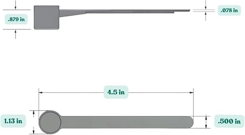13 mL (13 CC) Long Handle Scoop for Measuring Coffee, Pet Food, Grains, Protein, Spices and Other Dry Goods (Pack of 100)