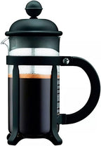Bodum 34oz Java French Press Coffee Maker, High-Heat Borosilicate Glass, Black - Made in Portugal