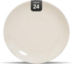 Stoneware Coupe Commercial Grade Dinnerware, Ivory, Plate 9", Case of 24