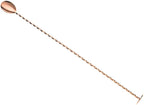 Barfly Muddle Bar Spoon, Muddler 15 3/4" (40 cm), Copper