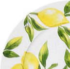 Mikasa Lemons 16-Piece Bone China Dinnerware Set, Service for 4, Includes Dinner Plates, Salad Plates, Cereal Bowls and Mugs, Dishwasher and Microwave Safe - Image 4