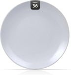 Stoneware Coupe Commercial Grade Dinnerware, Matte White Plate 6.5", Case of 36