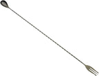 Barfly Bar Spoon, Fork End 19 5/8" (50.0 Cm), Gun Metal Black