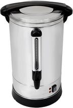 100-Cup XL Commercial Coffee Urn | Stainless Steel Coffee Maker Hot Beverage Dispenser for Catering & Events | Extra Large Commercial Size Coffee Brewer Broiler
