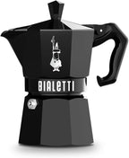 Bialetti Mocha Exclusive Black 3 Cup Open Fire (Coffee Maker, Espresso Maker, Makinetta)