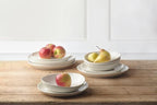 Portmeirion Sophie Conran 12 Piece Coupe Dinnerware Set - Dinner Plates, Side Plates & Bowls, Porcelain Kitchen Tableware for Everyday Dining & Entertaining - Durable & Dishwasher Safe