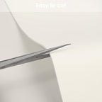 Leather Table Cover,1.8mm Thick,24x48 Inch Table Protector,Glass Table Protector,Table Sticker Cover,Desk Covers On Top of Desks.(White+White,24x48)