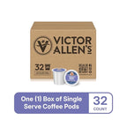 Victor Allen's Coffee French Roast, Dark Roast, 32 Count, Single Serve Coffee Pods for Keurig K-Cup Brewers