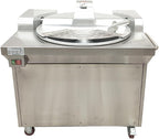 110V 24L Commercial Food Chopper Processor 1500W Electric Meat Vegetable Grinder Blender Multifunctional Food Cutter for Meat Vegetables Fruits Ginger Garlic 1400r/min