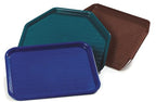 Carlisle FoodService Products Cafe Plastic Fast Food Tray, 12" x 16", Slate