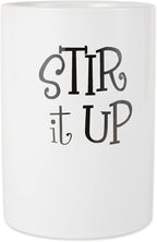 DII Kitchen Accessories Retro Collection, Ceramics, Utensil Holder, White
