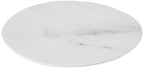 Carlisle FoodService Products Ridge Reusable Plate Rimless Plate for Home and Restaurant, Melamine, 9 Inches, Marble, (Pack of 12)