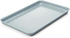 Ceramic Baking Sheet Pan, Cookie Sheets for Baking, Naturally Non-Toxic Ceramic Coating, 2.2mm Thick oven trays for cooking, PTFE & PFOA Free, 15x10"