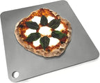 ThermiChef 14" by 14" Pizza Steel (1/4" Thickness) - Multipurpose Cooking Steel for Ovens & Grills - Made in the USA
