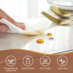 Warmstar Clear Table Cover Protector 42 x 60 Inch,1.5mm Thick Plastic Table Cover Rectangle,PVC Clear Table Protector,Desk Protector Mat for Kitchen, Dresser, Writing Desk，Dining Room Table