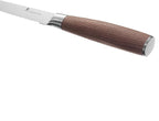 Natura Series 4.5” Serrated Steak Knife Set of 6, High Carbon Stainless Steel, Wooden Handle