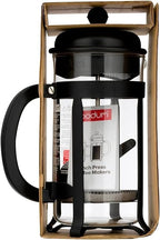 Bodum 34oz Java French Press Coffee Maker, High-Heat Borosilicate Glass, Black - Made in Portugal