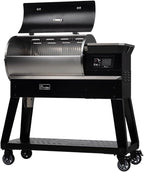 recteq Patio Legend 400 Pellet Smoker, Pellet Grill with Wifi & App Connectivity, Outdoor Smokers Grills, Wood Pellet Grills, Temp Range 180° to 700+°, Smoker Grill + Grilling Basics Bundle