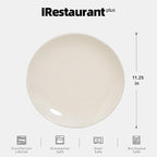Stoneware Coupe Commercial Grade Dinnerware, Ivory, Plate 11.25", Case of 12