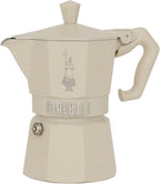 Bialetti Mocha Exclusive 3 Cup Cream Open Fire (Coffee Maker, Espresso Maker, Makinetta)