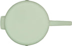 KitchenAid Enameled Cast Iron Frying Pan/Skillet with Helper Handle and Pour Spouts, 12 Inch, Pistachio