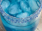 Snowy River Blue Dream, Cocktail & Margarita Sugar Rimmer - Vibrant Naturally Colored Sugar for Cocktail Rimming, Baking & Decorating, Medium Crystal - 3oz