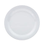Amazon Basics Melamine (Plastic) Plate, 6 Piece Set, 10.5 in, White