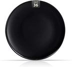 Stoneware Coupe Commercial Grade Dinnerware, Matte Black Plate 6.5", Case of 36